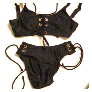 NEVER WORN Venus Black tie bikini